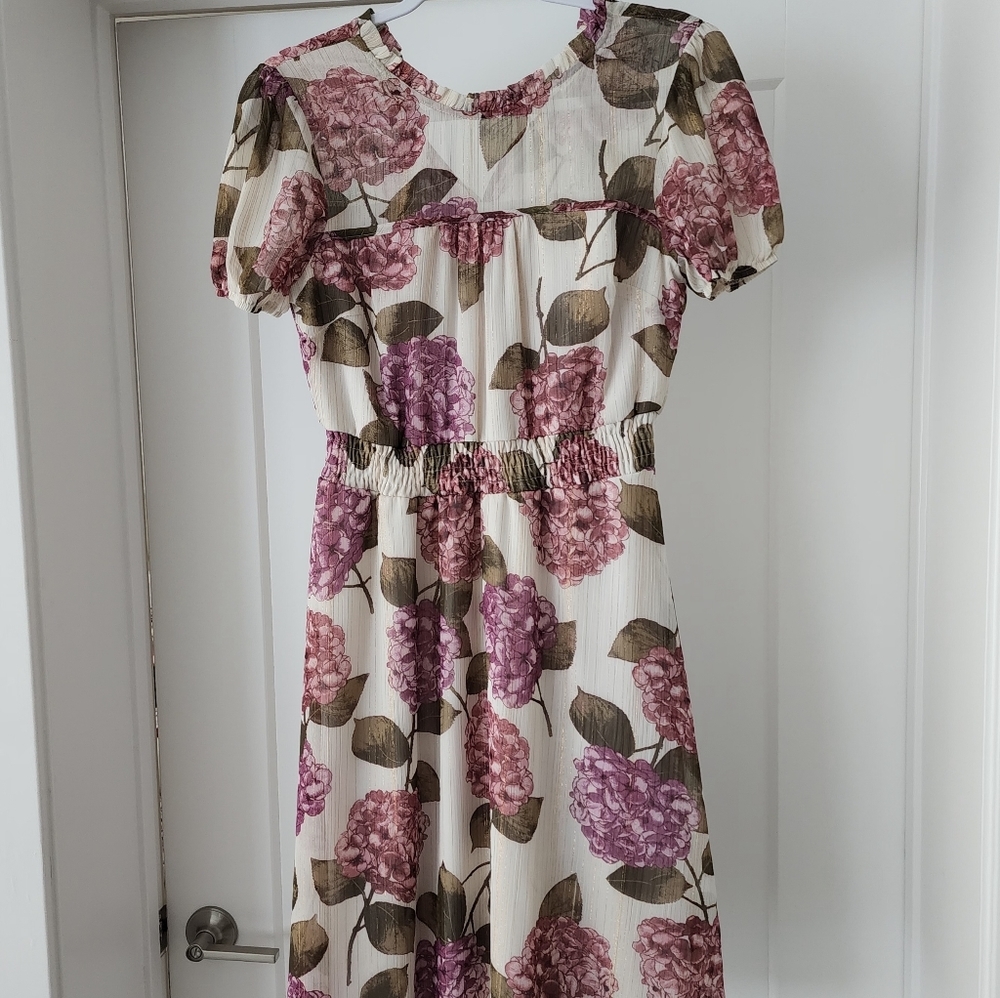 Shifon Floral Dress